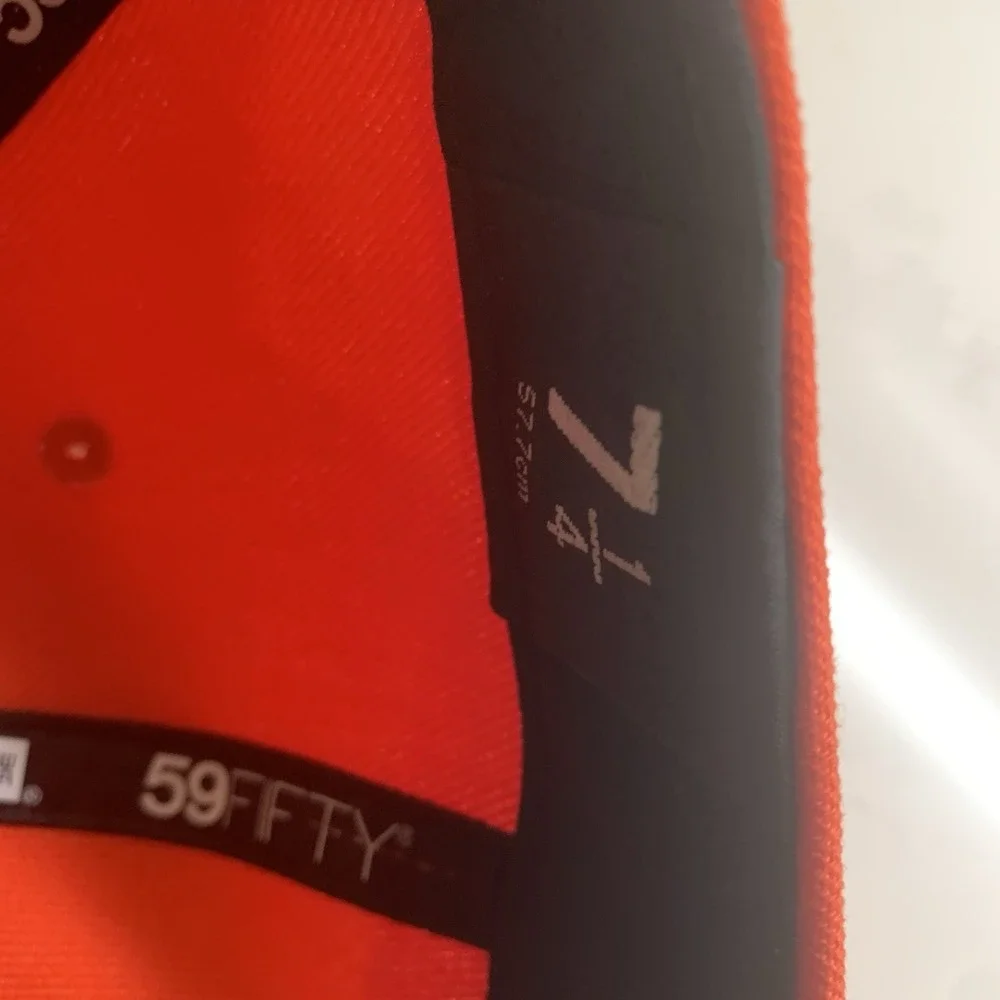 New Era San Francisco Giants 59FIFTY City Connect Orange Fitted Hat Size 7 1/4
